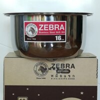 Thố Inox Indian ZEBRA 1 đáy 16cm-1,5L(170016)