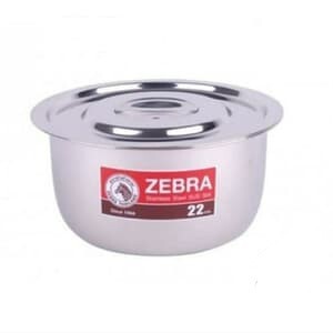 Thố Inox Zebra Indian 1 đáy 170022