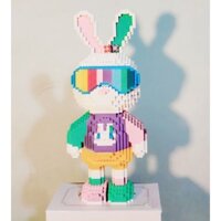 THỎ LEGO 45cm đã lắp hoàn thiện(dán keo định hình)