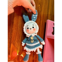 Thỏ len miti, thỏ nhồi bông bằng len handmade