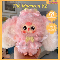 THỎ MACARON V2 Blind box Chính Hãng, Hộp Mù Bé Ba Gấu Bông Chính Hãng
