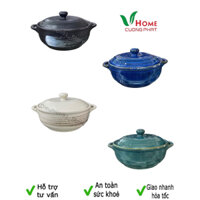 Thố sứ có nắp cao cấp 20cm Cường Phát