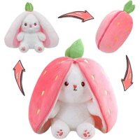 Thỏ Thú Nhồi Bông Có Thể Đảo Ngược Cuddle Bunny Nhồi Bông, Cà Rốt Biến Thành Tai Thỏ Sang Trọng Đồ Chơi Búp Bê Nhồi Bông Dễ Thương Quà Tặng Bạn Gái Phục Sinh