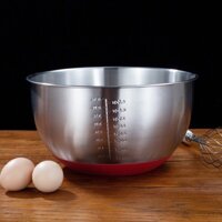 Thố trộn bột/ đánh kem inox 304 cao cấp có lót đế chống trượt