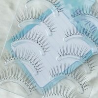 Thoải Mái Không Trang Điểm Zhang Yuanying Nhóm Cô Gái Hàn Quốc U Lông Mi Giả Mô Phỏng Tự Nhiên Toàn Bộ Trong Suốt Phân Đoạn Một Mảnh Kéo Dài 13mmU Loại Hàng Có Sẵn Đến 0314