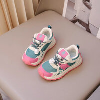 Thoáng Khí Phù Hợp Với Bé Gái Bé Trai Dây Rút Giày Thể Thao Hợp Thời Trang Thoải Mái Trẻ Em Giày Thể Thao Thường Ngày Trọng Lượng Nhẹ Đế Mềm 2-8 Tuổi