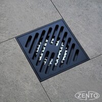 Thoát sàn chống mùi Black series Zento ZT579-1B (120x120mm)