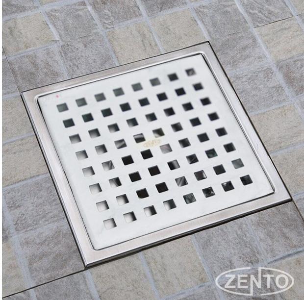 Thoát sàn chống mùi inox Square  Zento ZT654-2U