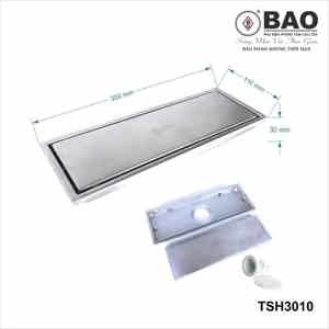 Thoát sàn hộp BAO-TSH3010 (inox 304)