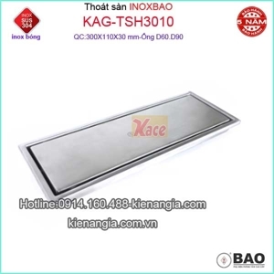 Thoát sàn hộp BAO-TSH3010 (inox 304)