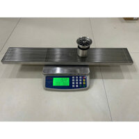 Thoát sàn ngăn mùi dài 60 cm x 10 cm.phễu thoát sàn nhà tắm cao cấp chất liệu inox 304. Thoát ống nhựa phi 76, phi 90