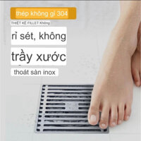 Thoát sàn ngăn mùi hôi Inox 304 mặt 12×12