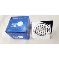 Thoát sàn ngăn mùi nhà tắm đồng bóng Thái lan đuôi đồng dài mặt 12x12cm phi 90