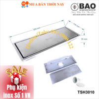 Thoát Sàn TSH – 3010 INOX BẢO