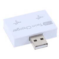 Thổi 1-To-2 Cổng Ra USB 2.0 USB Dual Bộ Chia Hub Dây Adapter Chuyển Đổi