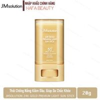 Thỏi Chống Nắng Kiềm Dầu, Giúp Da Chắc Khỏe Chứa Chiết Xuất Từ Vàng 24k Jmsolution 24K Gold Premium Light Sun Stick 20g