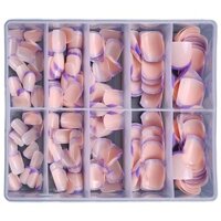 Thời gian * 240 Chiếc Móng Tay Giả Ngắn Có Thể Đeo Ấn Vào Móng Tay Đầu Pháp Móng Tay Cho Bữa Tiệc