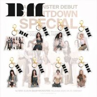 Thời gian có hạn Ưu đãi đặc biệt BABYMONSTER Hàng hóa Móc khóa Acrylic trong suốt Móc khóa Ngôi sao Hàng hóa Bộ sưu tập Quà tặng Tặng Tặng