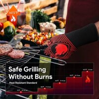 Thời gian * Găng tay nướng Găng tay BBQ Treo chịu nhiệt cho nhà bếp Nướng bánh Lò vi sóng Sửa chữa xe