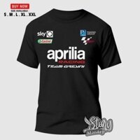 Thời trang 2025 Mới nhất Cool Distro Áo thun Aprilia Racing Team Gresini Combed 30s