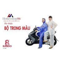 Thời Trang Áo mưa Rando bộ trong màu ASPC01 thời trang và cá tính cho cả nam và nữ khi đi trong mưa HONEYSHOP86.