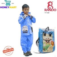 Thời Trang Áo mưa trẻ em bộ ong mật Rando CSPS-19 Size 1 : 0.8 – 0.9 m.Che chở  bé yêu của bạn.HONEYMART