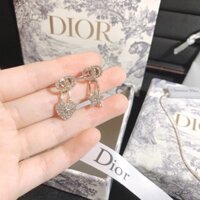 Thời Trang Bông Tai dior Bằng Thép Titan Chống Thấm Nước Không Gỉ In logo cd Cá Tính Cho Nữ