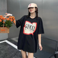 Thời trang Chocolate Silky Thiết kế cổ điển Thiết kế in hình Áo thun ngắn tay dáng rộng thông thường, Unisex GHE