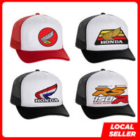 Thời trang cổ điển Honda Wing Rs150 Topi Vintage Xe máy Snapback Có thể điều chỉnh Trucker Cap