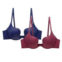 Thời Trang Cross Backless Deep V Super Push Up Bra Quần Lót Nữ Đồ Lót Gợi Cảm Liền Mạch Underwire Nửa Cốc Áo Ngực Cho Nữ Dây Có Dây Cô Gái Brassiere Plus Kích Thước Gió Xanh Đỏ Tím 32 34 36 38 A B C D