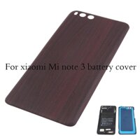 Thời Trang Emboss Lưng Vỏ Cho Xiaomi Mi Note 3 Vỏ Pin Cửa Nhà Ở Thay Thế Sửa Chữa Phụ Kiện 3M Keo Cho Mi Note3