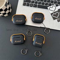 Thời Trang Marshall Giá Đỡ AirPods Dành Cho AirPods 4 1 / 2 / 3 / Pro2 Ốp Lưng AirPods 3 IMD Cứng AirPods 4 Apple Tai Nghe Bluetooth Không Dây Chống Rơi AirPods 2 Gen AirPods Pro2