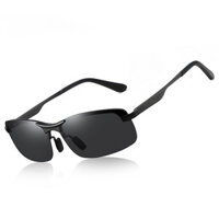 Thời trang mới dành cho nam nhìn đêm kính phân cực kính râm nhôm magiê lò xo gương chân kính râm chống chói Câu cá lái xe kính râm