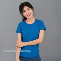 [Thời trang mùa hè 2019]ÁO THUN TRƠN NỮ VNXK - xanh dương - BST2019