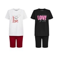 Thời trang nữ bộ áo thun quần legging