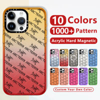 Thời Trang sang chảnh suốt chống sốc cứng từ tính Ốp Thể Thao ARCTERYX Đen Logo Miếng Dán Dành Cho Iphone 16 Pro Max 15 Pro 12 14 15 Plus Nữ Suốt Dày thương hiệu điện thoại trong nắp chống bẩn chống va chống đính