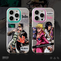 Thời Trang Sáng Tạo JOJO Anime Họa Tiết Hoạt Hình Ốp Lưng Điện Thoại IPhone 12 16 13 14 15 11 Pro Max Plus TPU Silicone Bảo Vệ Toàn Diện Vỏ Điện Thoại