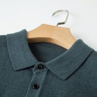 Thời Trang Tai Lúa Mì Áo Len Cashmere Mùa Đông Nam Ve Áo Dày Ấm Thêu Áo Len Dệt Kim