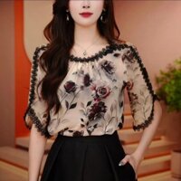 Thời Trang Thiết Kế Sang Trọng Tất Cả Trận Đấu Ren Mùa Hè Rời Tay Ngắn Ôm Hơn Nhìn Thời Trang Áo Sơ Mi Nhỏ Ren Top K911