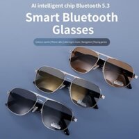 Thời Trang Thông Minh Bluetooth V5.3 Kính Mát Kính Thể Thao Tai Nghe HIFI Đen Công Nghệ Chống Chạm UV Dành Cho Nam Nữ Kính Mát