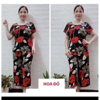 Thời trang trung niên cho bà và mẹ. Bộ đồ ngủ ống sớ cho mẹ