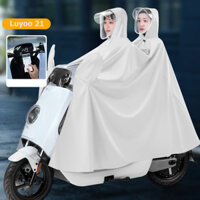 Thời trang xe điện áo mưa dày xe máy áo mưa dài hai lớp áo mưa  4.8  587 ratings