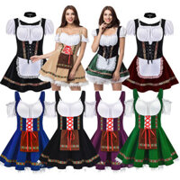 Thời Trung Cổ Lễ Hội Victoria Bia Đầm Bé Gái Hộp Đêm Cà Phê Khách Sạn Đồng Phục Trang Phục Nữ HYG