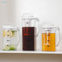 Thơil Nước Uống Nhắc Nhở Lạnh Và Nóng Hộp Đựng Nước Uống Lớn 1.6l / 2.2l Bình Nước Nhựa Có Bộ Lọc Cho Tủ Lạnh Ấm Trà Đá Có Thể Tháo Rời Nước chanh Cho Nóng