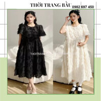 [thoitrangbau1 V310] VÁY BẦU CÔNG SỞ ĐẸP SANG CHẢNH-ĐẦM BẦU DỰ TIỆC THIẾT KẾ BABAY SUÔNG ĐUÔI CÁ LÔNG ĐẸP VÁY BẦU GIÁ RẺ