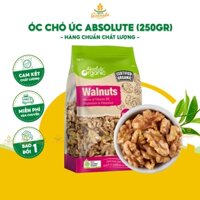 [THƠM BÉO] Óc chó  Absolute Úc Chính Hãng Tách Sẵn Vỏ Siêu Ngon Ăn Kiêng Nấu Sữa Gói 250g (Hạt Ngon)