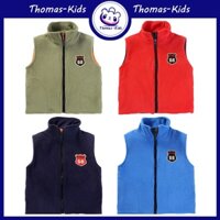 [thomas Kids] Áo Khoác Không Tay Hai Mặt Dày Giữ Ấm Vai Và Hai Cách Đeo Thời Trang Thu Đông Dành Cho Trẻ Em 2-10 Tuổi quần áo trẻ em