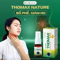 Thomax xịt họng hỗ trợ giảm ho, viêm họng, viêm amidan, đau họng (Chai 30ml)