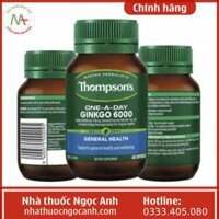 Thompson’s One-A-Day Ginkgo 6000mg lọ 60 viên