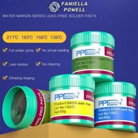 Thông lượng hàn FANIELLAPOWELL, Nhiệt độ trung bình thấp 138 183 độ Dán thiếc, Dụng cụ sửa chữa Dán thông lượng hàn không chì cho A8 A9 A10 A11 Chip CPU Hàn điện thoại